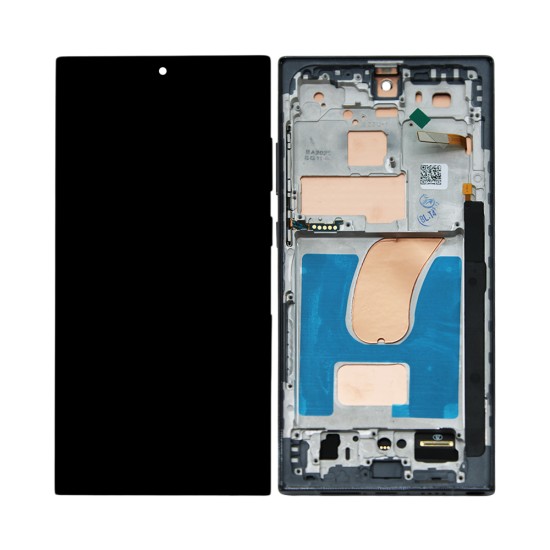 Touch+Display+Frame Samsung Galaxy S23 Ultra/S918 Preto